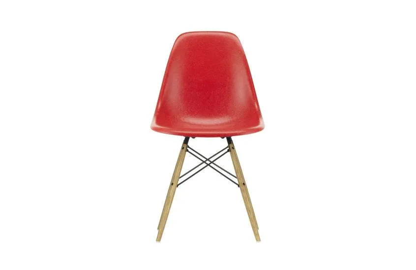 Eames DSW fibreglass chair in Classic Red from Heal's