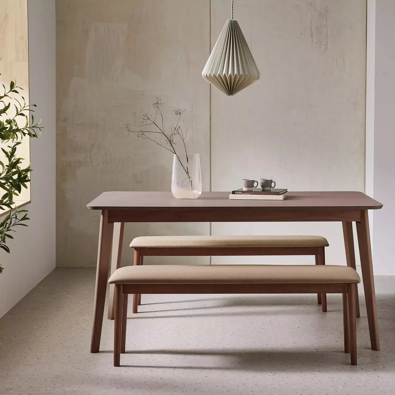 The Habitat Skandi walnut-veneer table
